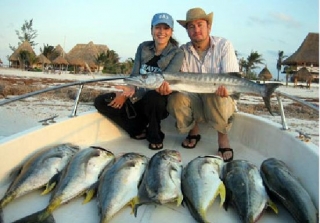 Grandes cantidades de pesca